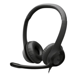 Logitech H390 Headset Wired Head-band Calls/Music USB Type-C Black