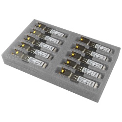 StarTech.com Cisco GLC-T Compatible SFP Module (10 Pack) - 1000BASE-T - SFP to RJ45 Cat6/Cat5e - 1GE Gigabit Ethernet SFP - RJ-45 100m - Cisco Firepower, ASR920, IE2000