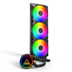 Montech LightFlow ARGB 360 Processor All-in-one liquid cooler 12 cm Black 1 pc(s)