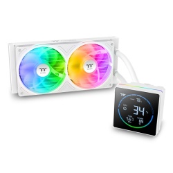 Thermaltake TH240-S V3 ARGB Processor All-in-one liquid cooler 12 cm White 1 pc(s)