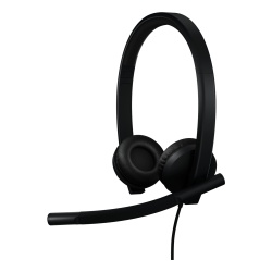 Logitech H570E Headset Wired Head-band Office/Call center USB Type-C Black