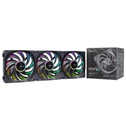 Seasonic MagFlow ARGB Computer case Fan 12 cm Black 3 pc(s)