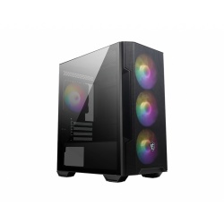 MSI MAG Forge M100R Micro Tower Black, Transparent