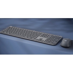 Logitech Signature Slim MK950 for Business keyboard Mouse included Office RF Wireless + Bluetooth QWERTZ German Graphite