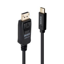 Lindy 2m USB Type C to DisplayPort 4K60 Adapter Cable with HDR