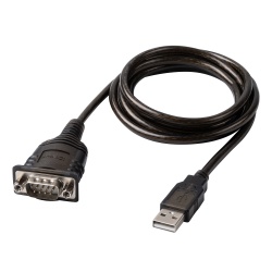 Lindy 43413 serial cable Grey 1.5 m USB Type-A RS-232