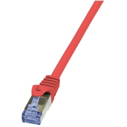LogiLink Cat6a S/FTP, 1.5m networking cable Red S/FTP (S-STP)
