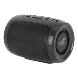Manhattan Mini Boombox Bluetooth Speaker, Integrated Controls, Microphone, Up to 4 hours Playback time, Range 10m, microSD card reader (32GB), USB-A port for MP3, Output decent 5W, USB-C/USB-A charging cable (30cm) incl, 800mAH battery, Bluetooth v5.3, Bl