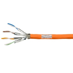 LogiLink CPV0058 networking cable Orange 25 m Cat7 S/FTP (S-STP) Round