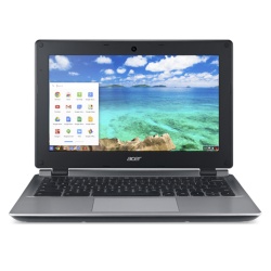 Acer Chromebook 11 C730E-C555 Intel Celeron 2.16GHz N2840 11.6-inch 4GB RAM 16GB Flash Storage Grey US Keyboard Layout
