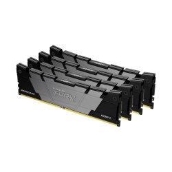 64GB Kingston FURY Renegade DDR4 3600MHz CL16 Quad Channel Kit (4x 16GB) Black
