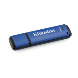4GB Kingston DataTraveler DTVP30 256-bit AES Encrypted USB3.0 Flash Drive