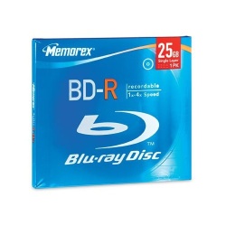 Memorex Blu-Ray 25GB 4X Single Layer Write Once Single Unit - Jewel Case