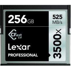 256GB Lexar CFast 2.0 Memory Card 3500X Speed