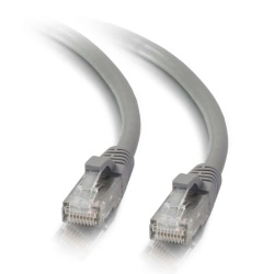 C2G 2m Cat5e Snagless Booted Unshielded (UTP) Network Patch Cable Grey
