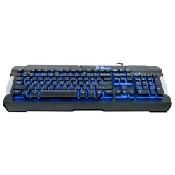 Thermaltake Tt eSPORTS Wired USB Commander Gaming Gear Keyboard & Mouse Combo Tri-Color LED - US Layout