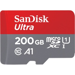 200GB Sandisk Ultra microSDXC UHS-I CL10 A1 Mobile Phone Memory Card 100MB/sec