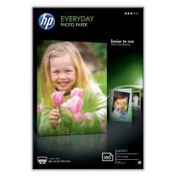 HP Everyday Glossy Photo Paper 10x15cm - 100 Sheets