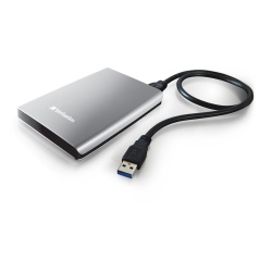 1TB Verbatim Store'n'Go USB3.0 Portable Hard Drive Silver
