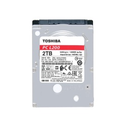 2TB Toshiba L200 2.5-inch SATA III Internal Laptop Hard Drive 5400rpm 128MB Cache