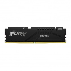 16GB Kingston Fury Beast DDR5 5200MHz CL40 Single Memory Module Black
