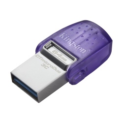 64GB Kingston DataTraveler microDuo 3C USB-A + USB-C Interfaces USB3.0