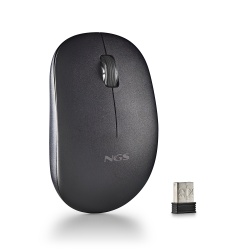 NGS Fog Pro, Wireless Silent Mouse, Black