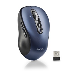 NGS INFINITY-RB Wireless and Rechargeable Multimode Mouse, Blue