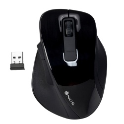 NGS BOW Optical Wireless Mouse with 5 Buttons, Black