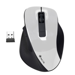 NGS BOW Optical Wireless Mouse with 5 Buttons, White