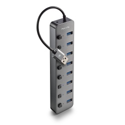 NGS IHUB8, 8 Ports USB 3.0 Hub with Power Adapter 5V/3A