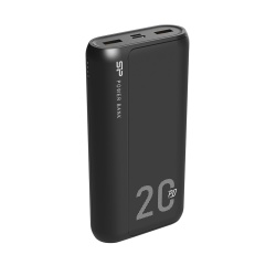 Silicon Power QS15 20,000mAh Power Bank Fast Charging 2x USB-A, 1x USB-C, 1x Micro USB Black