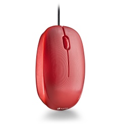 NGS Flamered, USB Wired Optical Mouse, Red