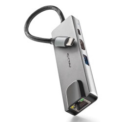 NGS Wonder Dock Supra, 4-in-1 USB-C Multiport Adapter with HDMI, LAN, USB 3.0 & PD Charging