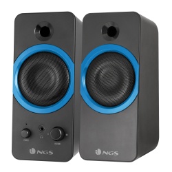 NGS GSX-200 20W SuperBass Stereo Gaming Speakers, Black