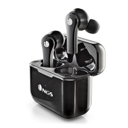 NGS Artica Bloom, Wireless BT Earphones, Black