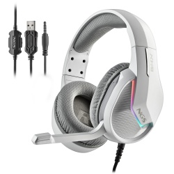 NGS GHX-515, High-Performance Gaming Headset with RGB Lights, PS/XBOX/PC Compatible