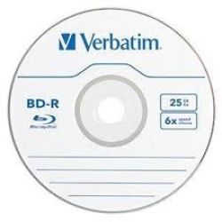 Verbatim Blu-Ray BD-R 97457 25GB 16X 25-Pack Spindle Box