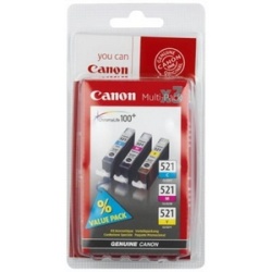 Canon CLI-521 Cyan, Magenta, Yellow Ink Cartridge