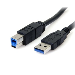 StarTech 6ft SuperSpeed USB3.0 Type-A to Type-B Cable Black