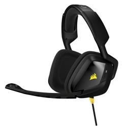 Corsair VOID Gaming Headset 3.5mm Circumaural Black and Yellow