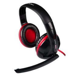Mars Gaming Headset 3.5mm Circumaural Black and Red