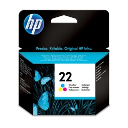 HP 22 Cyan, Magenta, Yellow Ink Cartridge