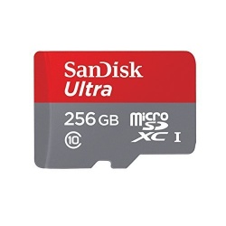256GB SanDisk Ultra microSDXC UHS-I CL10 95MB/sec Memory Card with SD Adapter