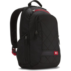 Case Logic DLBP-114 14-inch Laptop Backpack - Black and Red