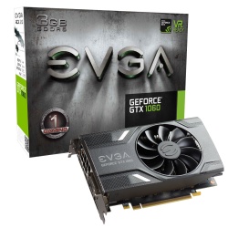 EVGA 03G-P4-6160-KR GeForce GTX 1060 3GB GDDR5 Graphics Card