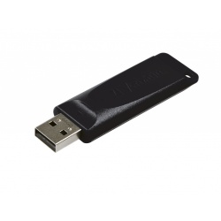 64GB Verbatim Store N Go USB2.0 Retractable Flash Drive - Black