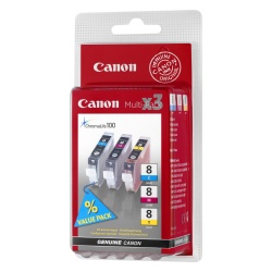 Canon CLI-8 Yellow, Cyan, Magenta Ink Cartridge