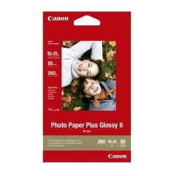 Canon Glossy 4x6 Photo Paper Plus II - 50 Sheets