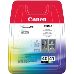 Canon CL-41 Black, Cyan, Magenta, Yellow Ink Cartridge 2-Pack